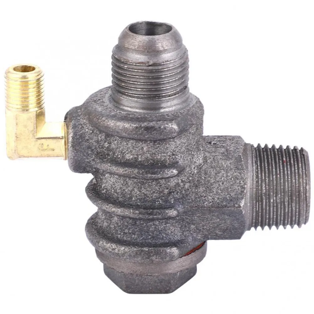 

Air Compressor Male Thread 3-Port Check Valve Cast Iron Direct Piston Type Atmospheric Pressure Electromagnetic Elbow On Top