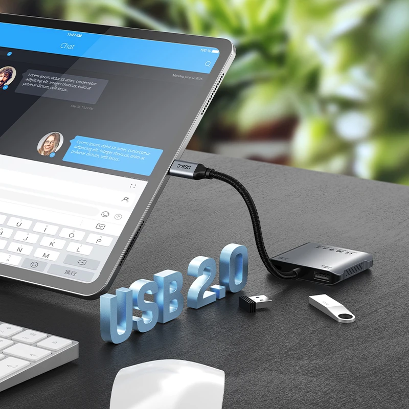 Imagem -06 - Cabletime-hub Usb c 4k 60hz em Hub tipo c Adaptador Hdmi Duplo Usb c 3.2 Docking Station Pd140w para Laptop Macbook Pro Air