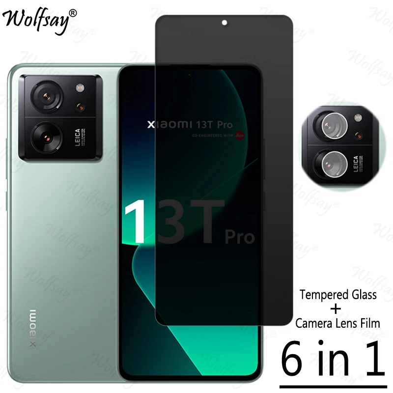 Privacy Screen Protector For Xiaomi 13T Pro Anti-Spy Tempered Glass Xiaomi 13T 13 T Pro Camera Glass For Xiaomi 13T Pro Glass