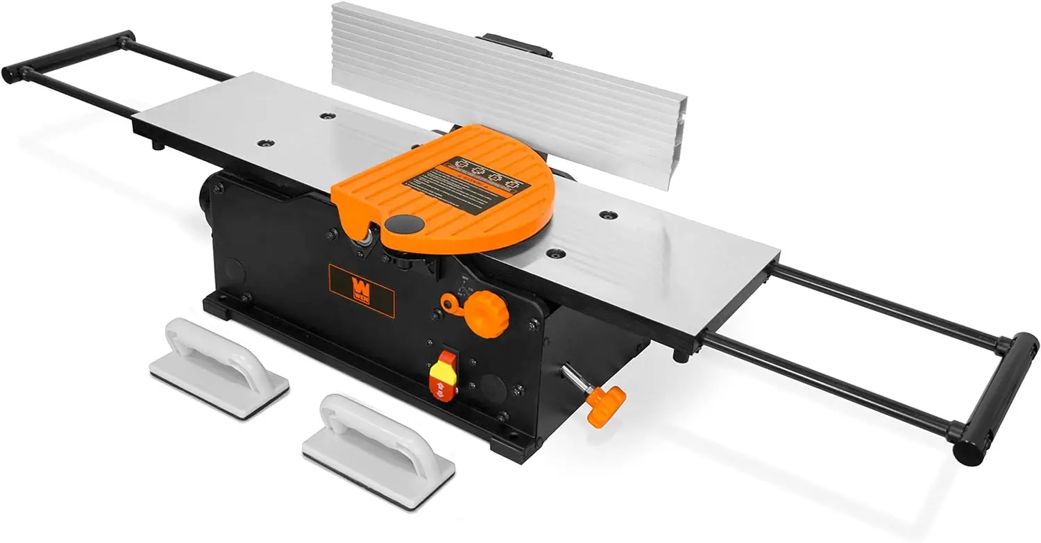 WEN-Espiral Benchtop Jointer com mesa extensível, JT833H, 10 Amp, 8"