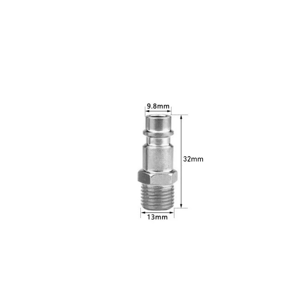 10pcs 1/4 Air Compression Tube Quick Connector Air Hose Accessories For Spray Painting Gun Dust Blowing Gun Pneumatic Tool image 5