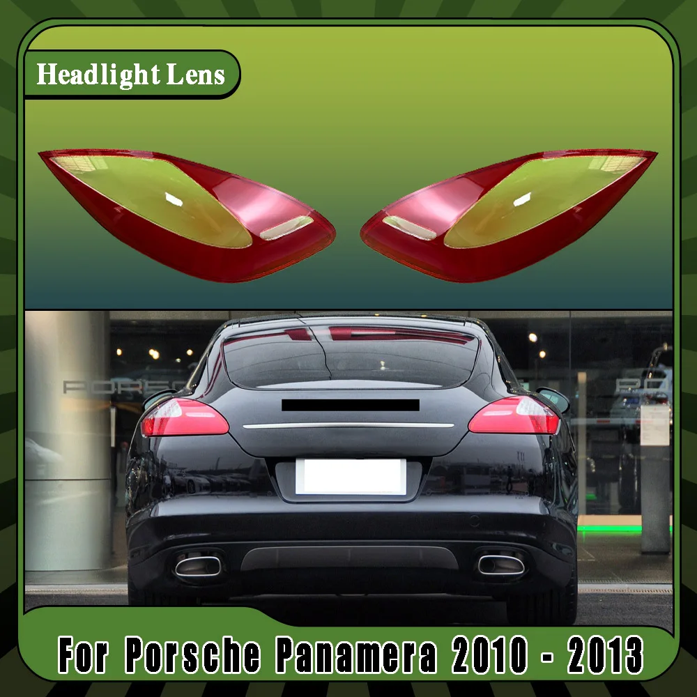 

For Porsche Panamera 2010 2011 2012 2013 Rear Outer Tail Lamp Cover Brake Lights Shell Plexiglass Auto Replacement Parts