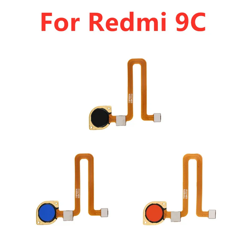 For Xiaomi Redmi 9C NFC 10C Poco C40 Fingerprint Ribbon Identification Sensor Home Menu Button Ribbon Flex Cable