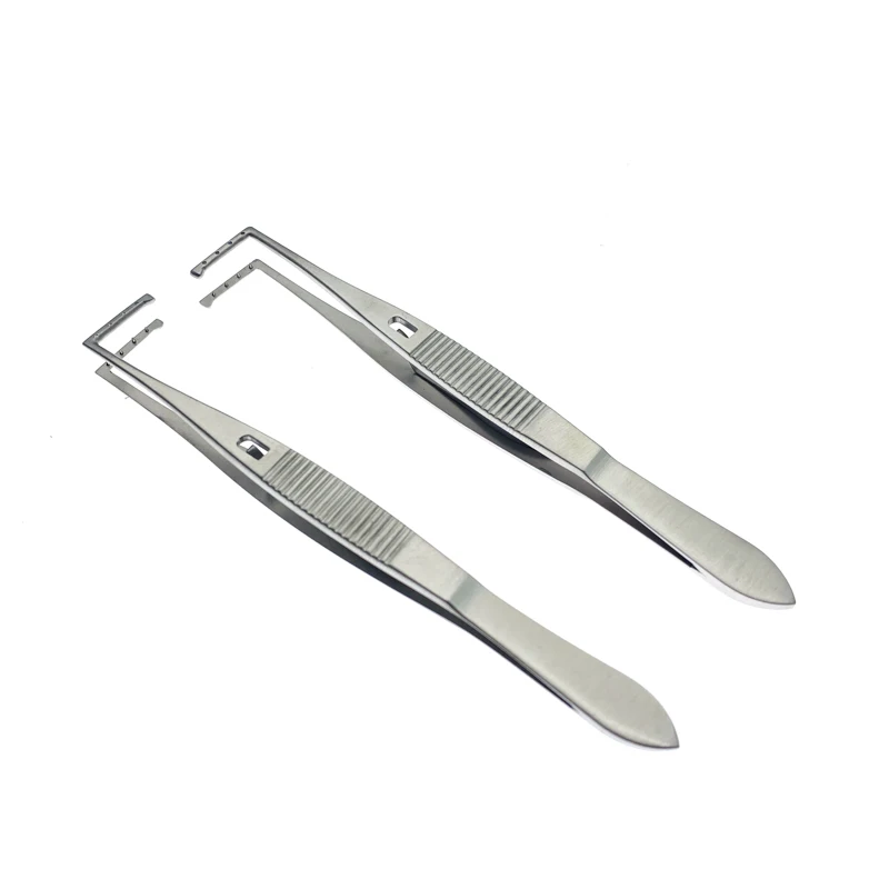 

Ophthalmic Surgery Tweezers Strabismus Forceps 110mm Reusable Eye tweezers