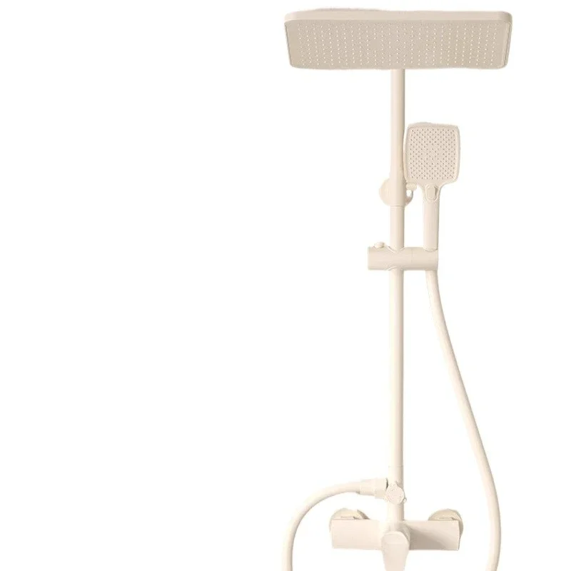 

Cream Wind White Shower Shower Set Bathroom Bath Shower Rain Household Full Copper Head