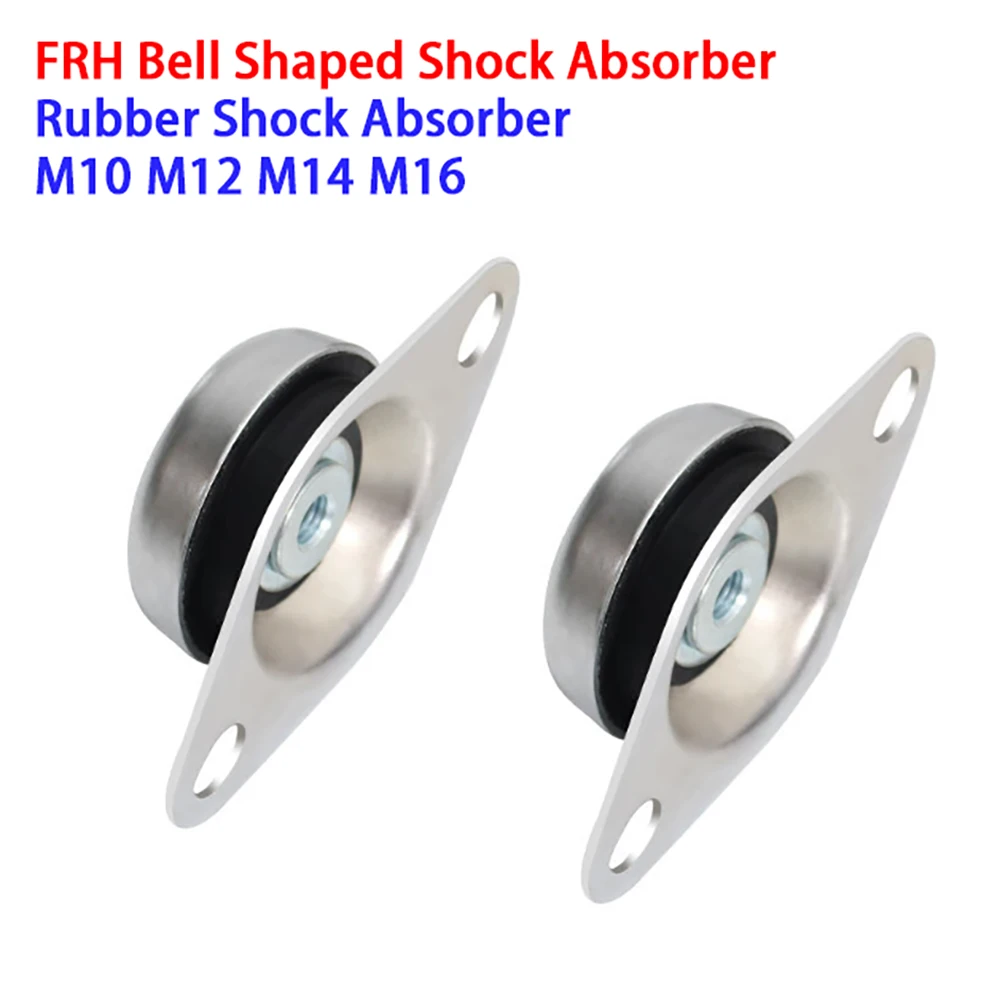 1Pcs M10-M22 FRH Bell Shaped Shock Absorber Anti Vibration Buffer Rubber Generator Water Pump Air Compressor Shock Absorber
