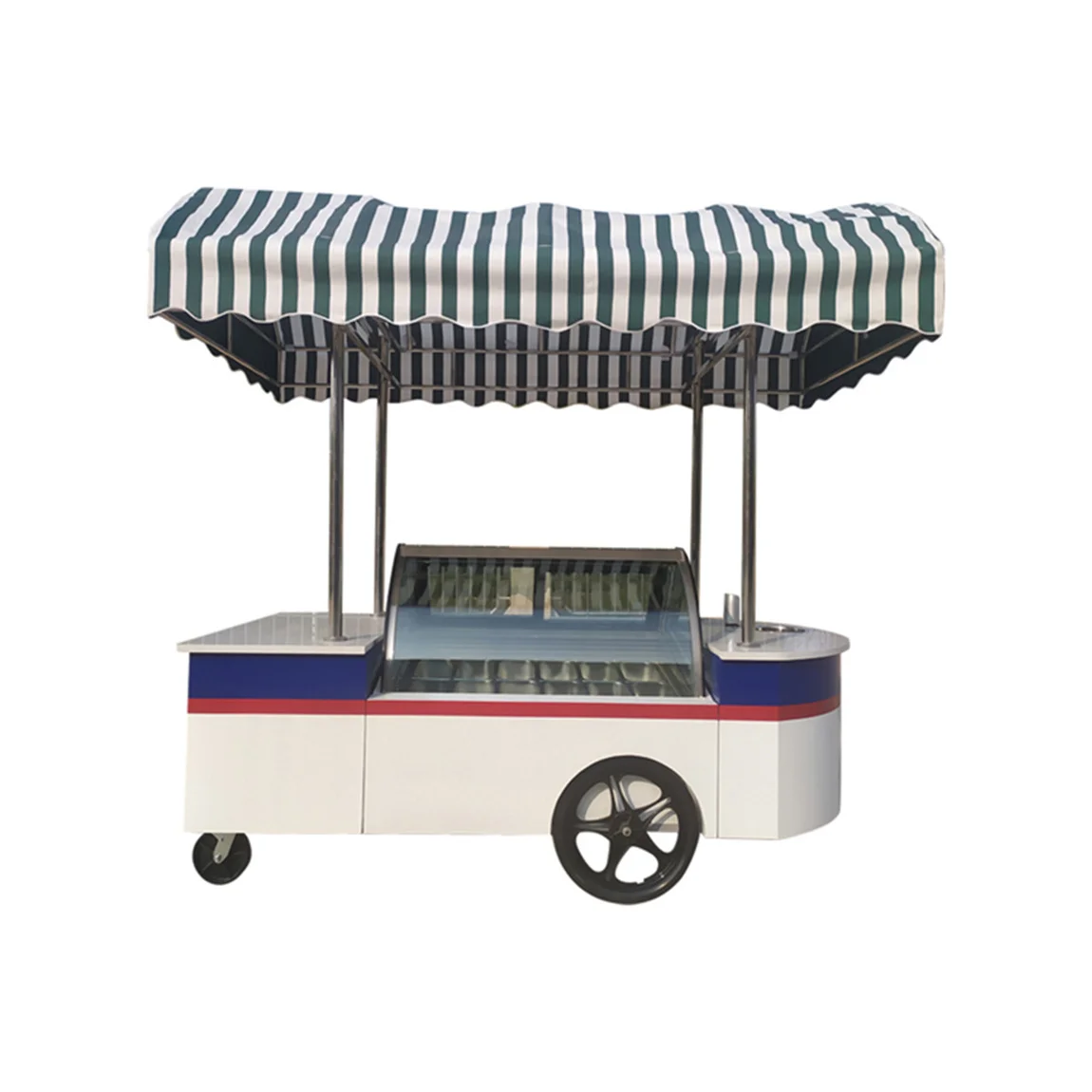 

Autumn Popular Street Application Gelato Cart Italian Ice Cream Cart With CE Raw Material Milk/ice cream truck