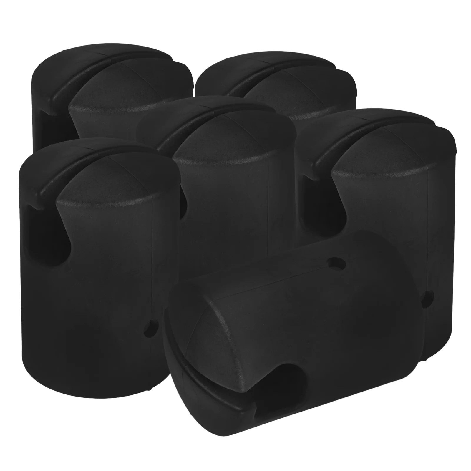 

6pcs Trampoline Cover Small Caps Protective Sleeve Abs Material for Metal Poles Child Safety Outdoor Jumping Accessories