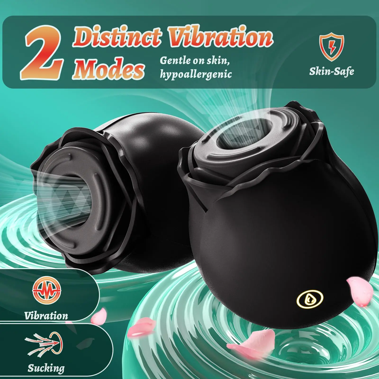 Rose Sucking Vibrator for Women Nipple Anal Massager Powerful Clitoral Vacuum Stimulator Female Masturbator Sex Toys for Adult view 4