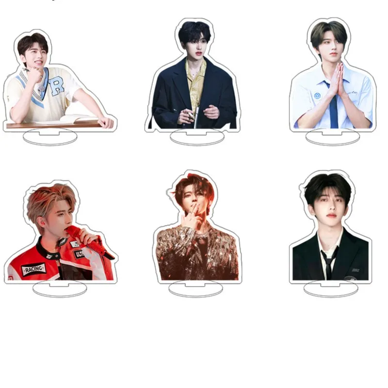 

KUN IKUN Luxury Style Male Idol Acrylic Keychain Sleek Premium Idol Standee Fashion Star Pendant Fans Collection Jewelry Gifts
