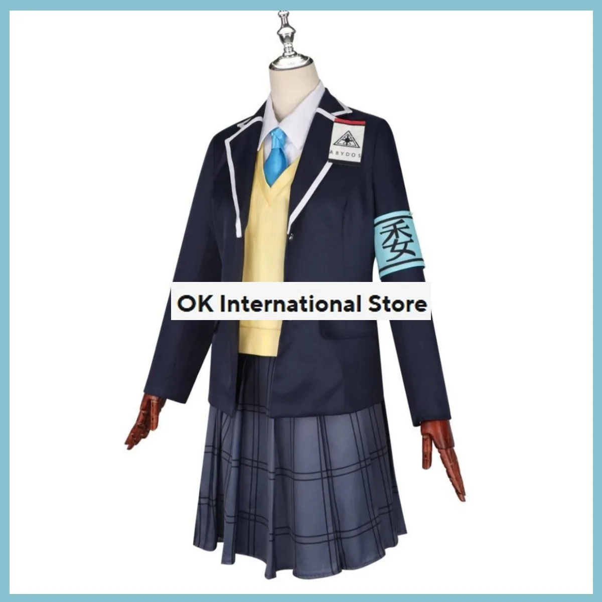 Game The Animation Blue Archive Okusora Ayane Cosplay Costume Wig Japanese JK School Uniforms Shoes Woman Kawaii Campus Suit