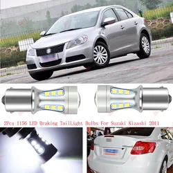 2pcs Error Free 1156 LED Stop Braking Tail Projector Light Bulbs For Suzuki Kizashi 2011