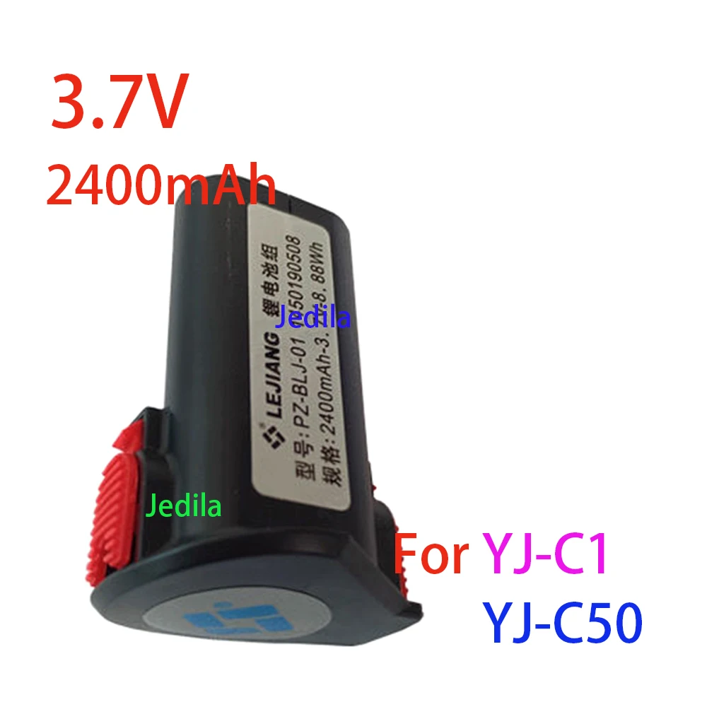 3.7V 2400mAh 100% ใหม่สำหรับ YJ-C1เครื่องตัด YJ-C50ไร้สายกรรไกรตัดหนังแบตเตอรี่เครื่องมือตัดเย็บ