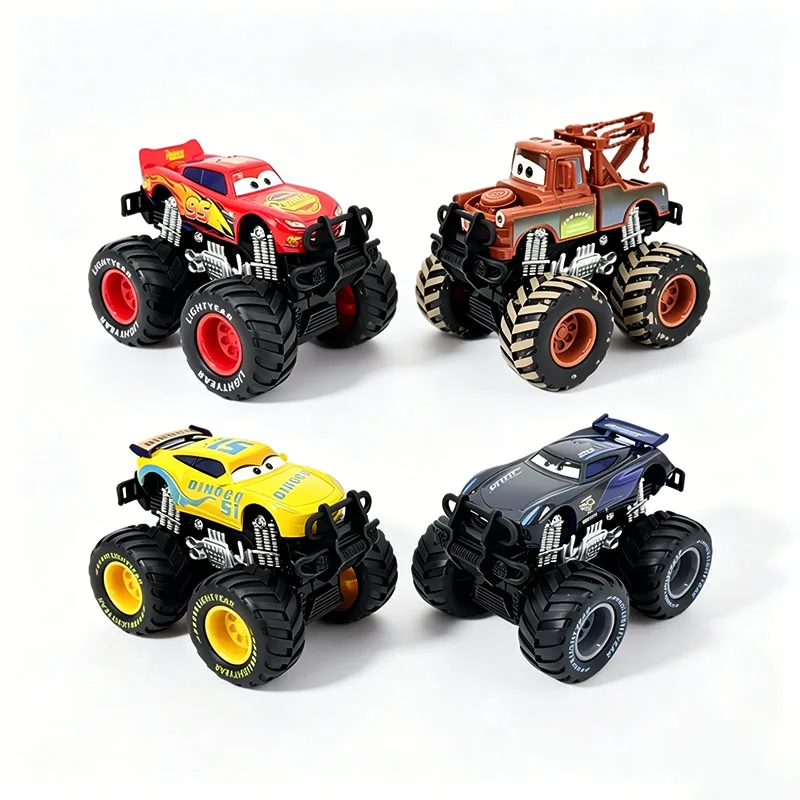 

Cars Monster Truck Diecast Racing Car Lightning McQueen Mater Cruz Ramirez Jackson Storm Metal Model Collectors Home Table Decor