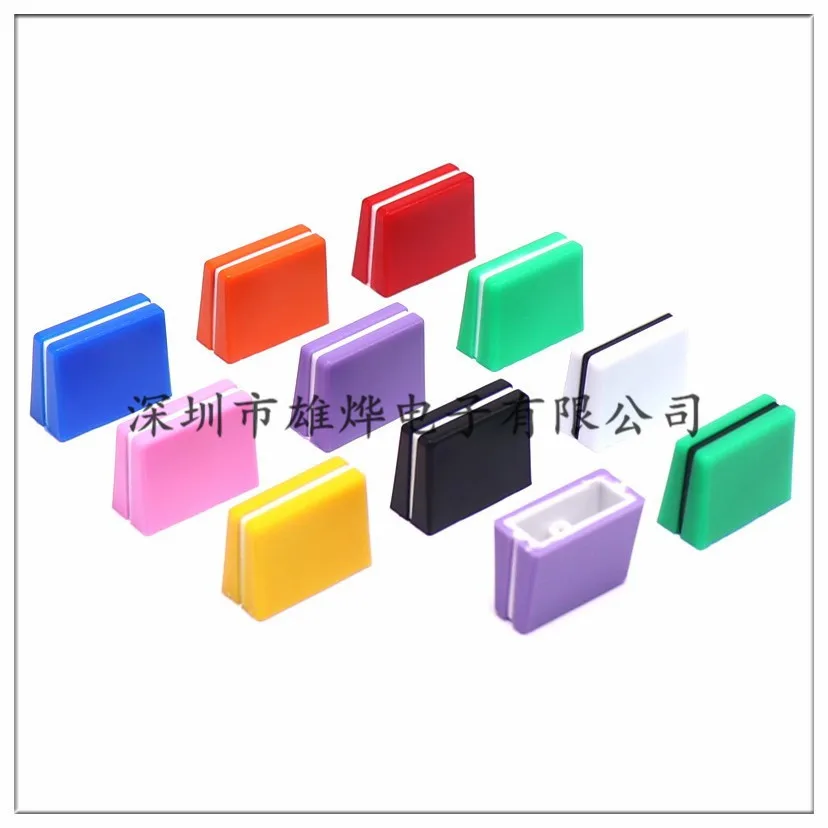 

10pcs Mixing Console Fader Caps Board Slider Knobs Replacement Audio Mixer Parts For Dj Equipment Durable