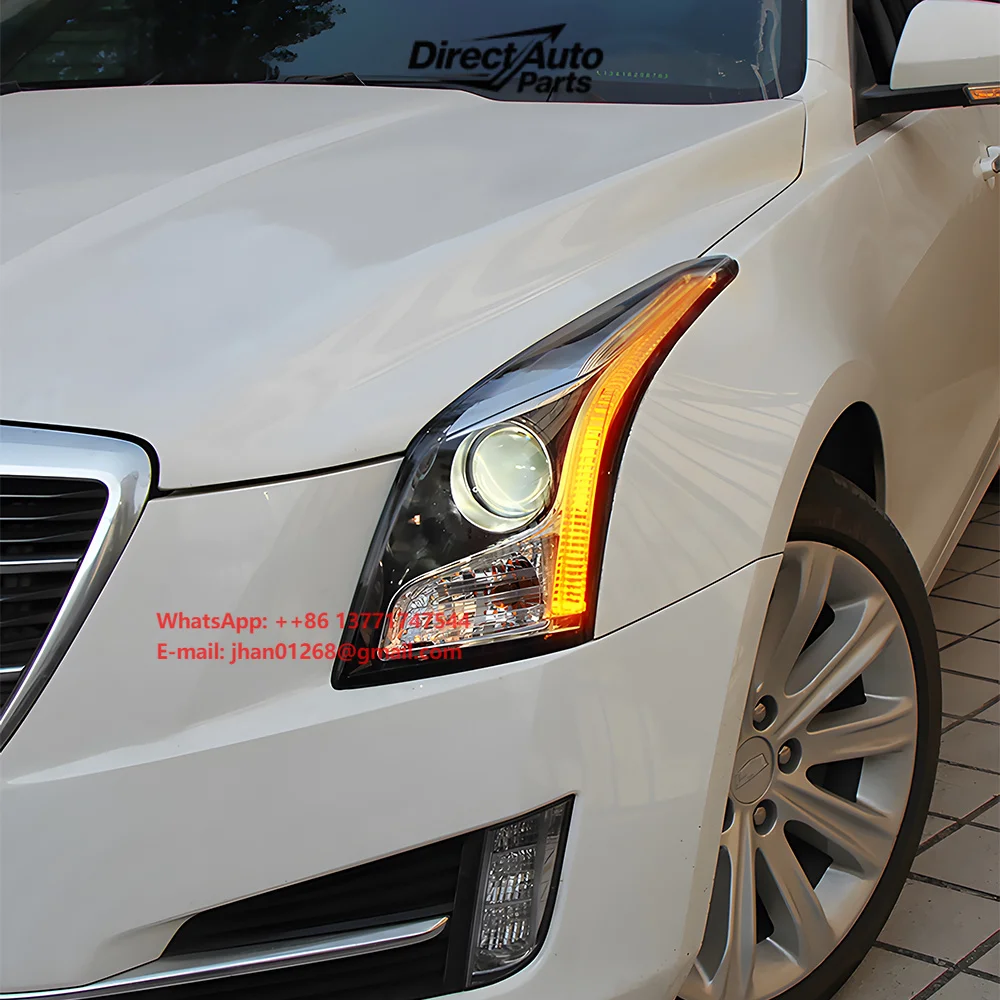2014-2018 for Cadillac ATS-L Auto Headlight Assembly LED Car Lights 100W Low & High Match Upgrade New Hot Sale Accessories