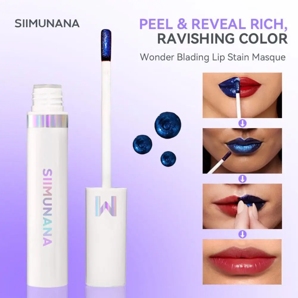 

Moisturizing Tear Off Lip Gloss Waterproof Non Stick Cup Tearable Lip Glaze Long-lasting Anti-drying Peel Off Liquid Lipstick
