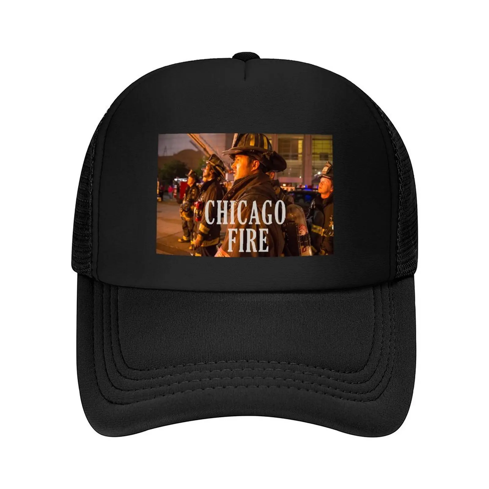 

Chicago Fire Fighters Baseball Cap cute Trucker Cap Sunhat New In Hat Caps Women Men's