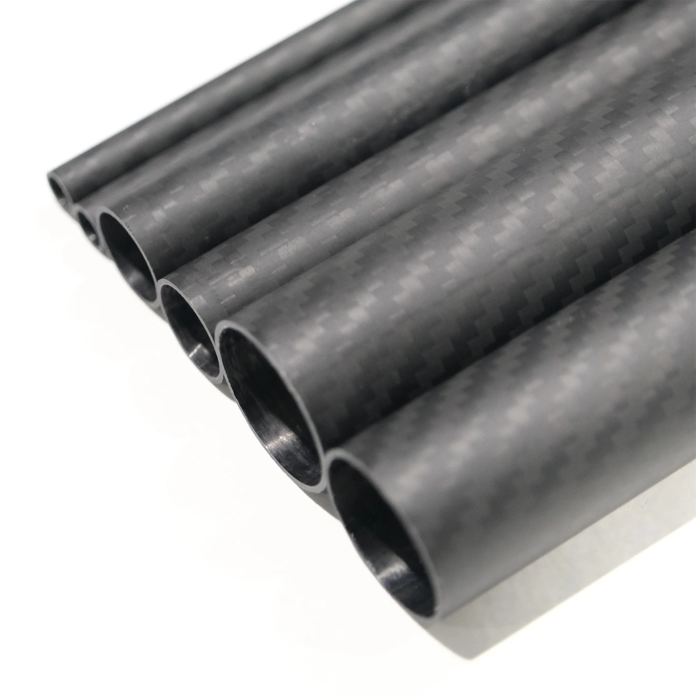

100% Pure 3K Carbon Fiber Tube Custom Lightweight High Strength Rod for Sports Gear & Car Modified Accessories
