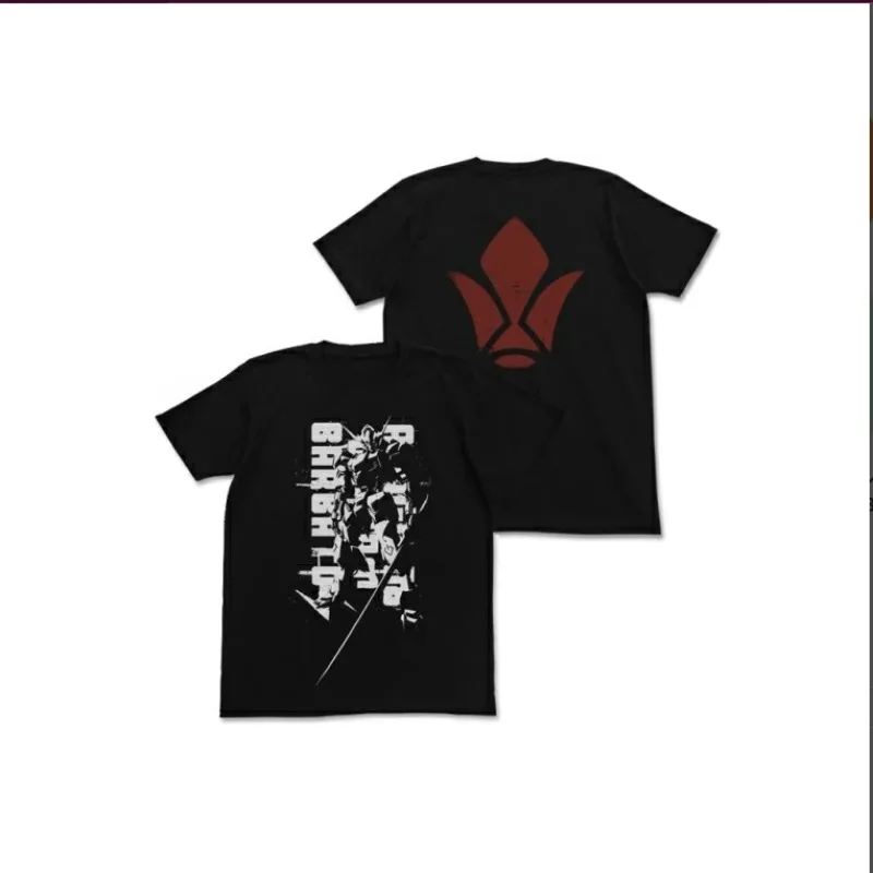 Traje móvil Gundam, camiseta de órganos con sangre de hierro, patrón Mikazuki y Orga, Camiseta de algodón de alta calidad para hombre de verano