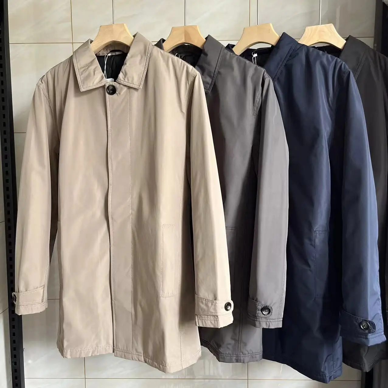 

Ele Мужская ветровка с хлопковой подкладкой Jaet, осень-зима, повседневная модная подставка для поездок на работу, молодежная городская одежда