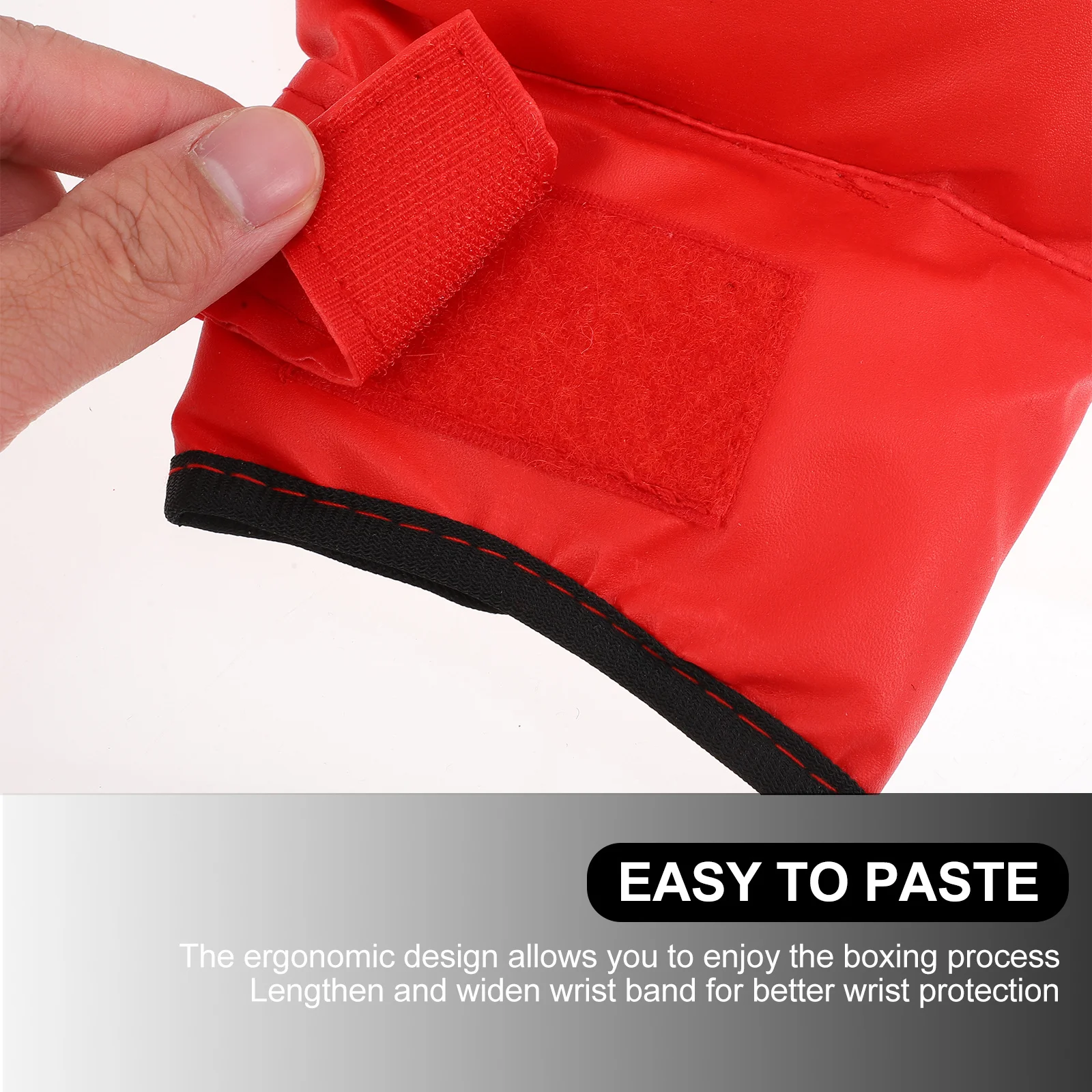 

Boxing Gloves Professional Kickboxing Training Anti-Tear Sparring Gloves Widened Wrist Wrap Breathable PU Material Boxing