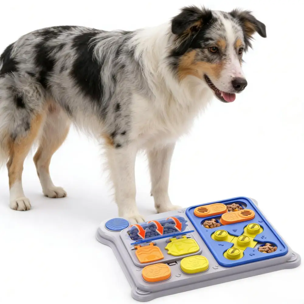 

Игрушка-медленная кормушка для собак мелких/средних пород - Интерактивный диспенсер для лакомств для тренировки интеллекта, уменьшения отеков живота и здорового питания