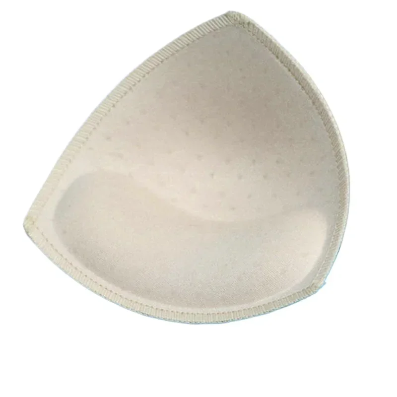 

10Pairs Medium Thick Triangular Bra Pad Removable and Washable Sports Bra Vest Underwear Bra Pad Perforated and Breathable