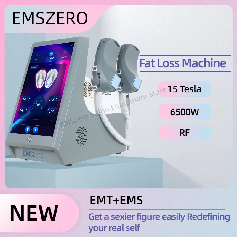 

NEW Emszero Machines 6500w 15 Tesla Professional Portable Body Slimming Nova Rf Mini Muscle EMS Electromagnetic Stimulate