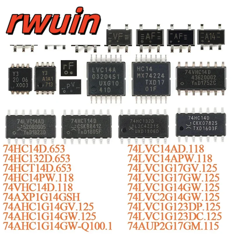 20Pcs 74LVC1G17GW 74LVC1G17GV,125 74LVC1G17G SOT-353 SOT-753 Schmitt Trigger Buffer Chip 74AHC1G14 74LVC1G123D 74HC14 74LVC14A