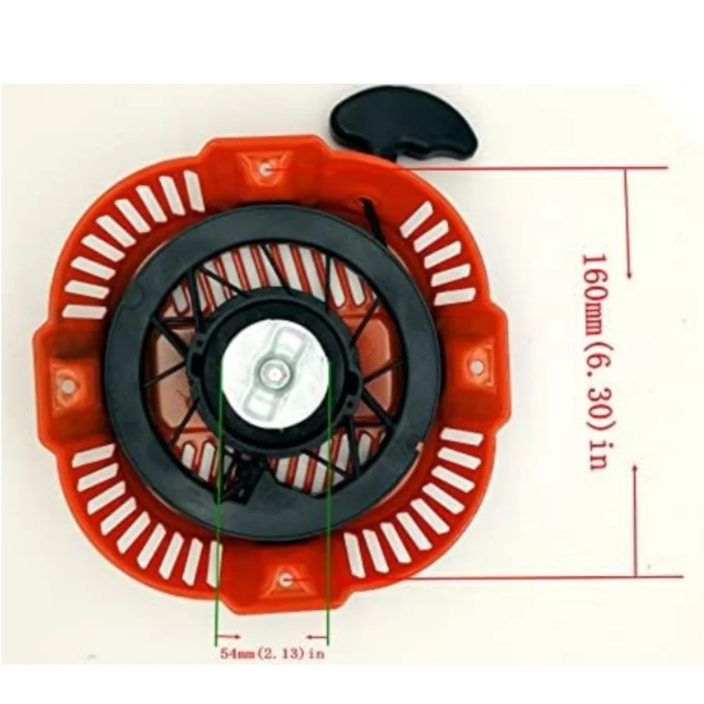 For Recoil Pull Start Assembly for 196-212cc Engines with High Strength Nylon 66 Rope Metal Housing and Iron Pawl for Long Life