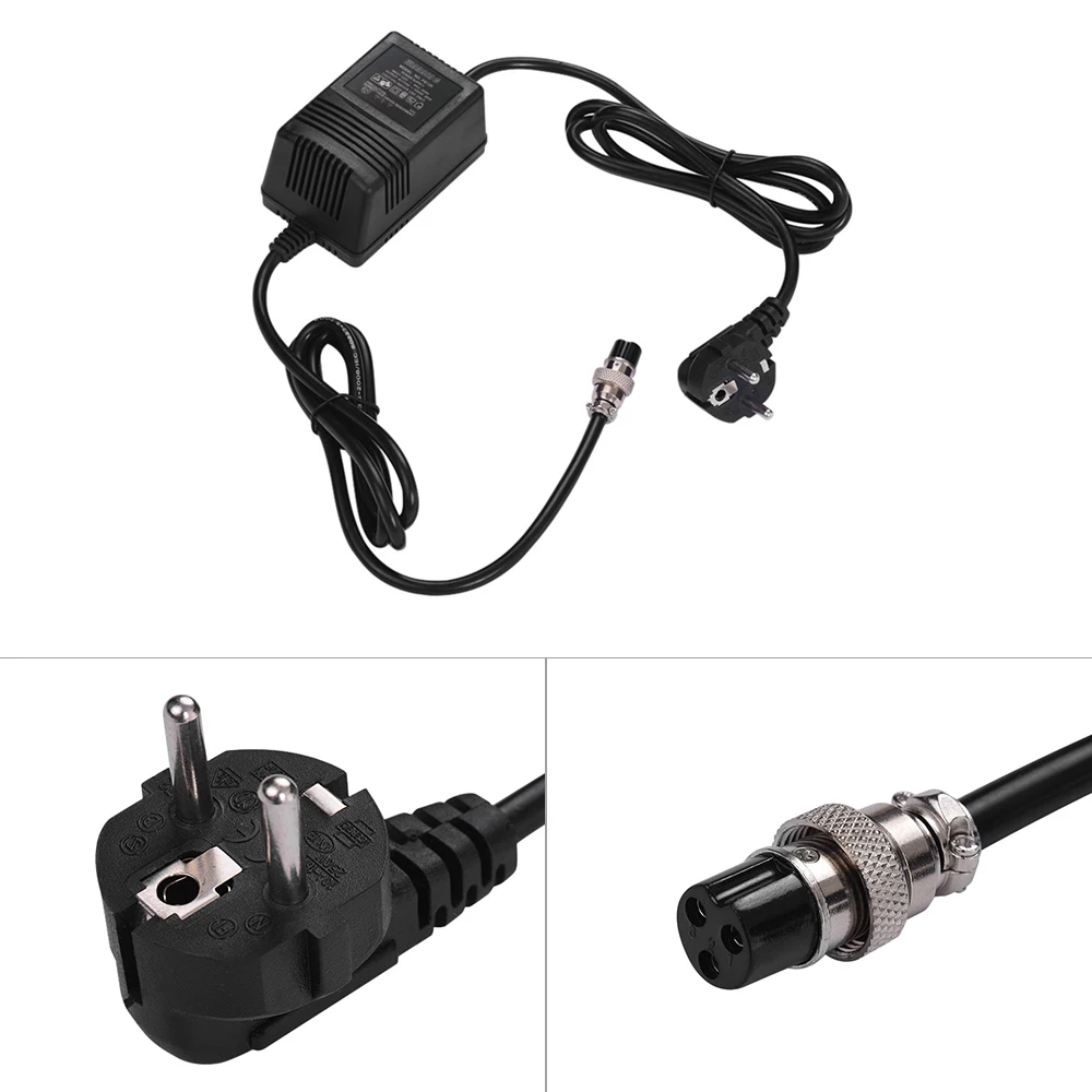 17V 420mA Mixing Console Mixer Power Supply AC Adapter 3-Pin Connector 220V Input EU Plug for Yamaha F4/F7/6FX/MG82X 2024