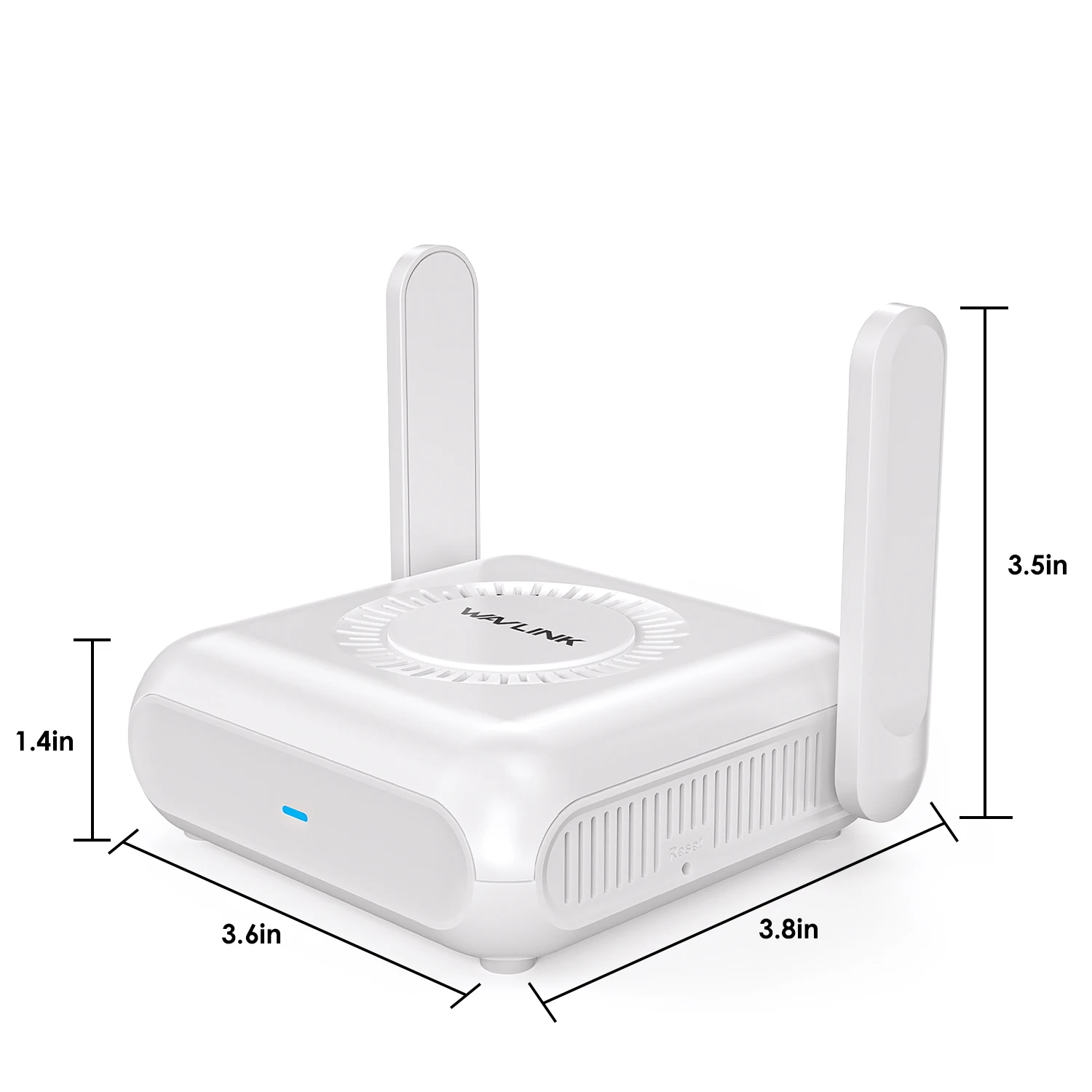 WAVLINK AX3000 Wi-Fi 6 جهاز توجيه VPN محمول للسفر USB-C مقاس الجيب جيجابت LAN WAN WireGuard للاستخدام العام والفنادق