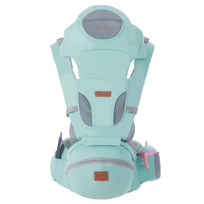 Infant Kid Wrap Ergonomic Backpack Hipseat Baby Carrier Waist Stool With Storage Bag Kangaroo Shoulder Swaddle Sling