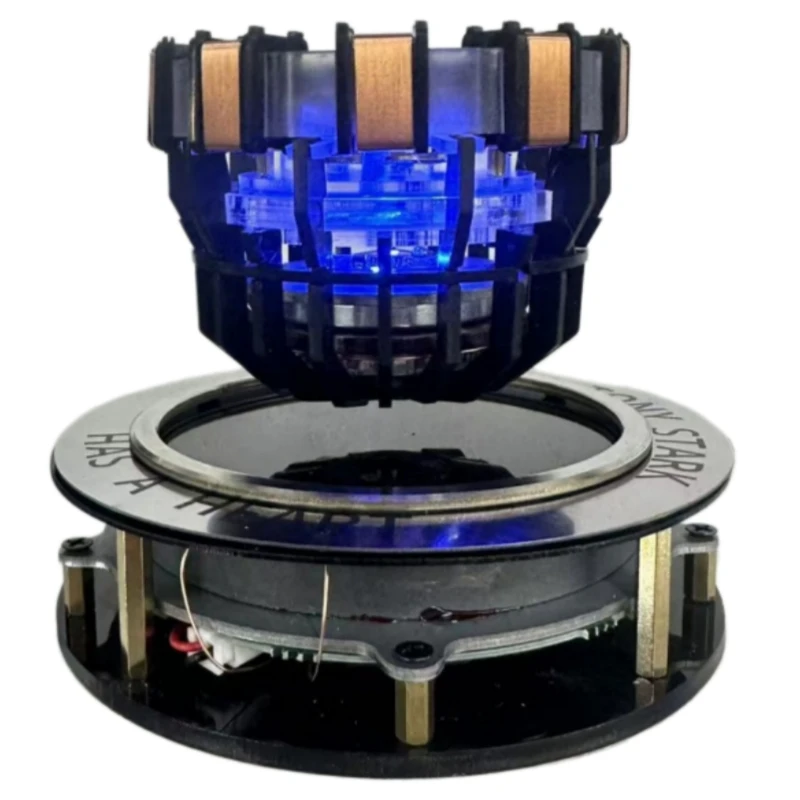 

iron man arc reactor Levitating Arc Reactor MK1 1:1 Scale Floating and Spinning LED Tech Decor,Desk Display, Unique Gift