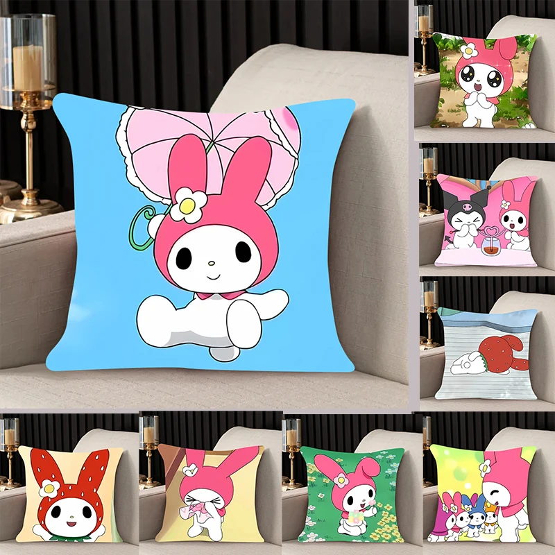 

my melody Home decor Pillow Cover iving room 40x40 car restaurant deck chair Dakimakura Throw Pillows Square Pillowcase