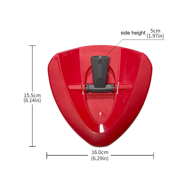 Mop Base Disc Head Replacement Plastic Triangle for Cedar Accessory Vileda O-cedar 360 ° Rotating