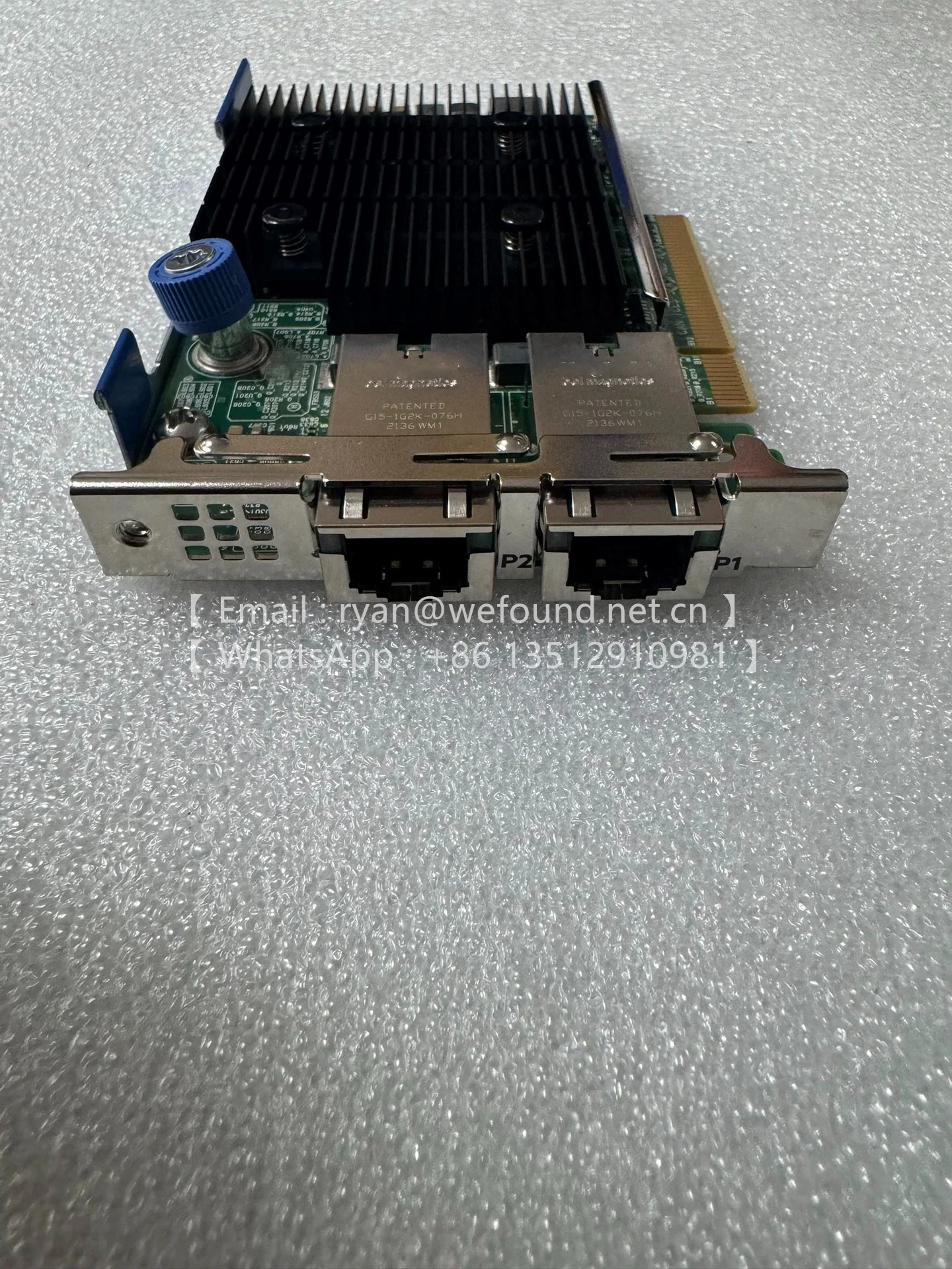 817721-B21 محول 10 جيجا بايت ثنائي منفذ 535FLR-T BCM57416