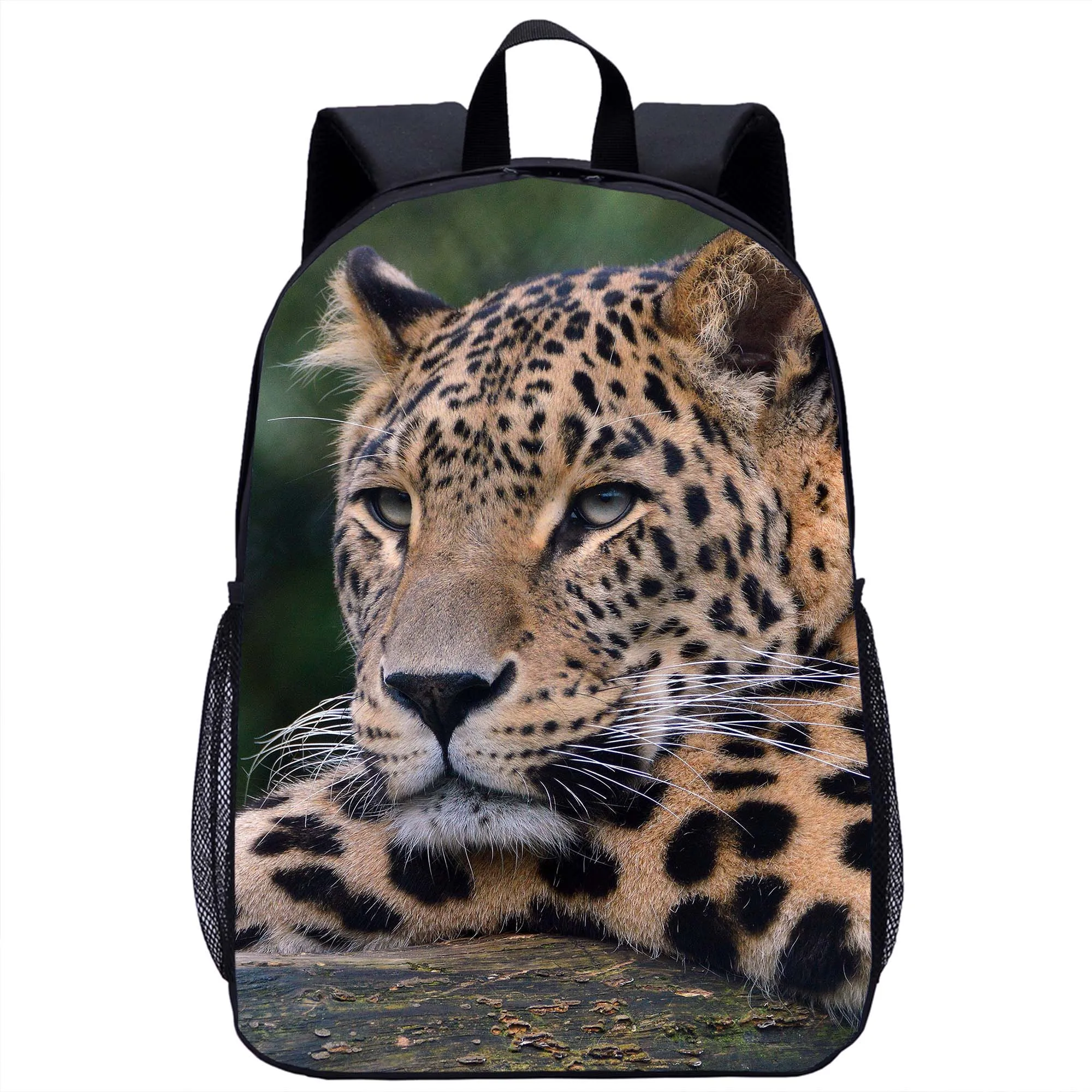 Mochila Cheetah Grassland para crianças adolescentes, bolsa escolar para meninos e meninas, mochila casual de viagem para estudantes, bolsa diária para mulher e homem