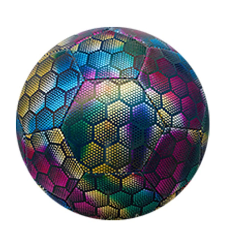 Night Glowing Soccer Ball: Indoor/Outdoor Reflective Light-Up Ball For Soccer Training