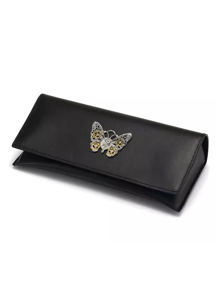 New-Age Eyewear Cases Leather Design for Sunglasses Eyewear Caese - Glossy Pearl Decor