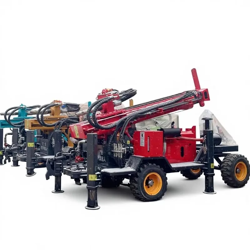 Customized Diesel Engine Water Well Drilling Rig | Movable Max.200m Drilling Depth Easy to Operate for Domestic Farm Irrigation