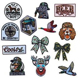 Hunting Emblem Clothing Accessories Badge Sticker Embroidered Embroidery Sticker Iron-on Patches