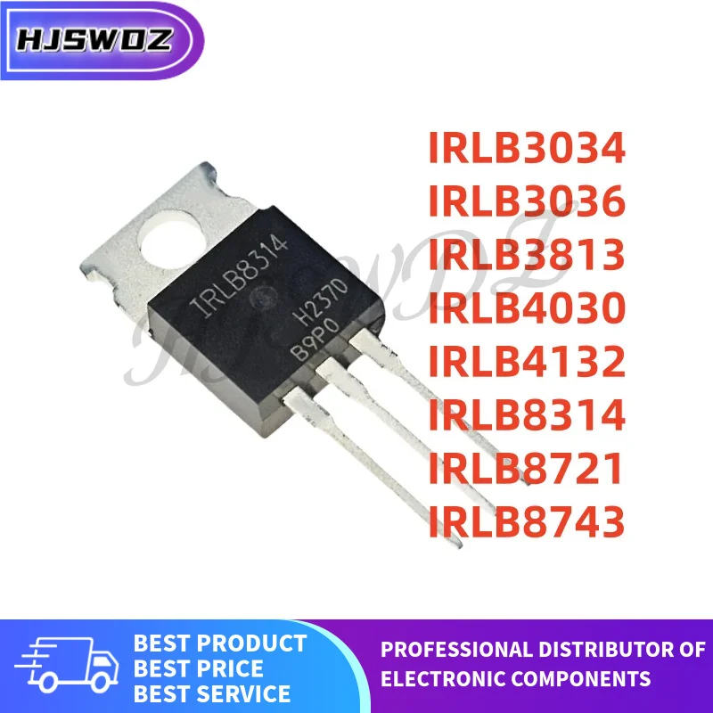 10PCS IRLB3034 IRLB8314 IRLB8721 IRLB4132 IRLB3813 IRLB4030 IRLB3036 IRLB8743 TO-220 NEW