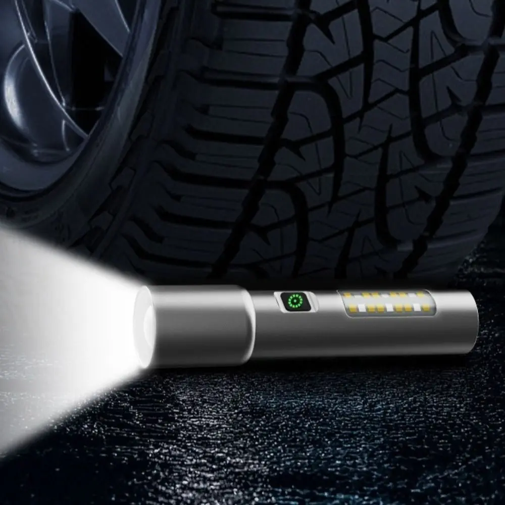 

High Powerful Mini LED Flashlights with 6 Modes USB Rechargeable Camping Emergency Torch Zoomable Aluminum Telescopic Zoom Lamp