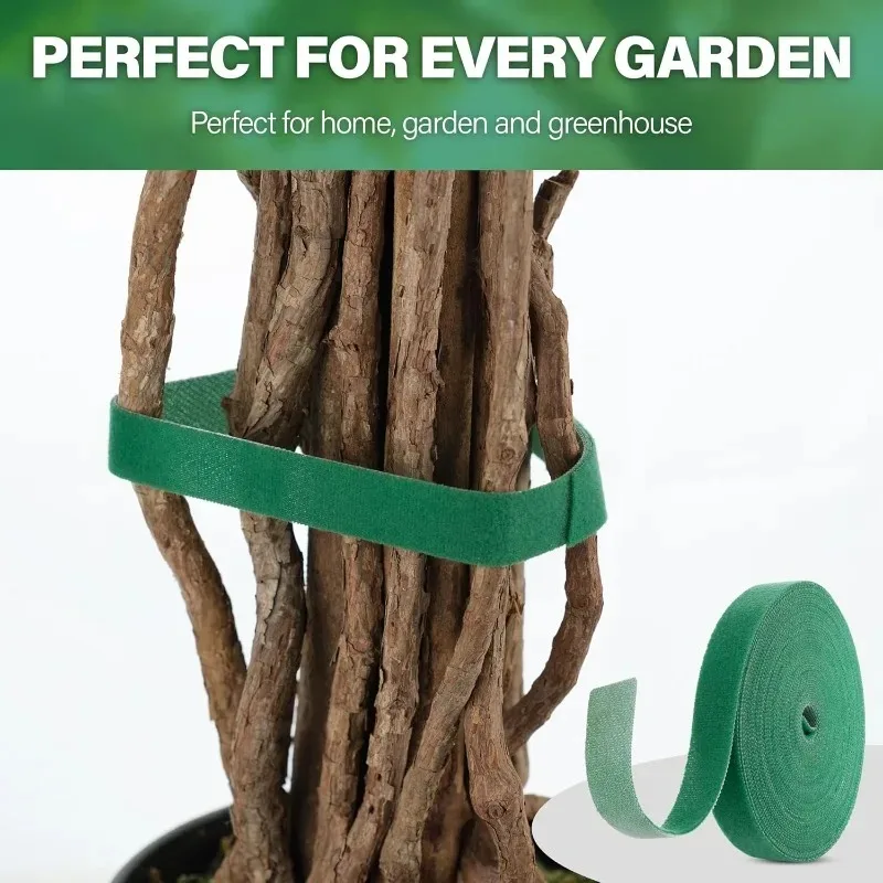 1/3/5/10 Rolls Plant Ties Green Self Adhesive Plant Tape Garden Plant Fastener Bandage Cable Ties For Garden Plants Home Use