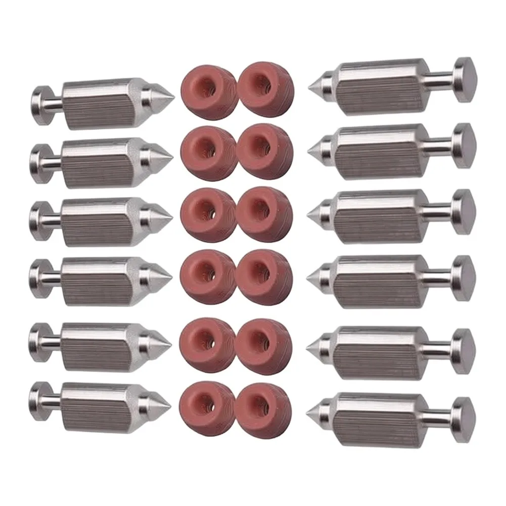 12 Piece Metal Carburetor Needle Seat Kit for Panari 398188 Compatible with 281144 281178 T398188 Engine Maintenance