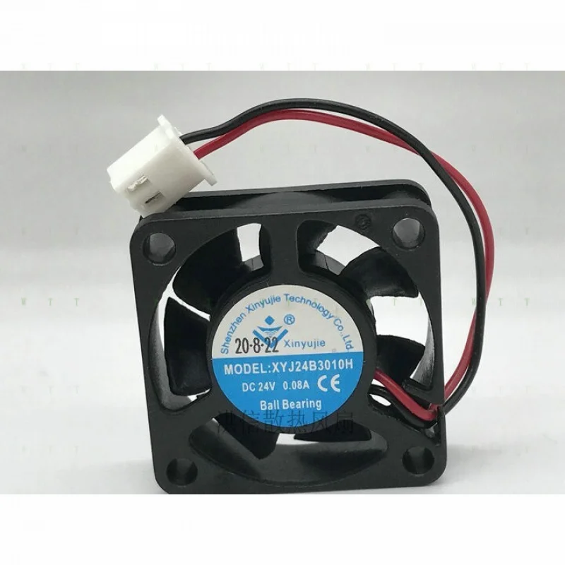 H  1 pcs for  Xinyujie XYJ24B3010H DC24V 0.08A 30 * 10MM Axial Flow Inverter Cooling Fan