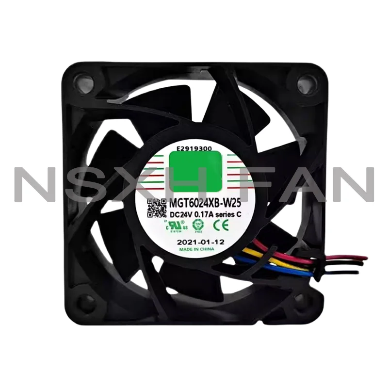 MGT6024XB-W25 C 24V 0.17a 4500rpm 6025 4 Line Cooling Fan