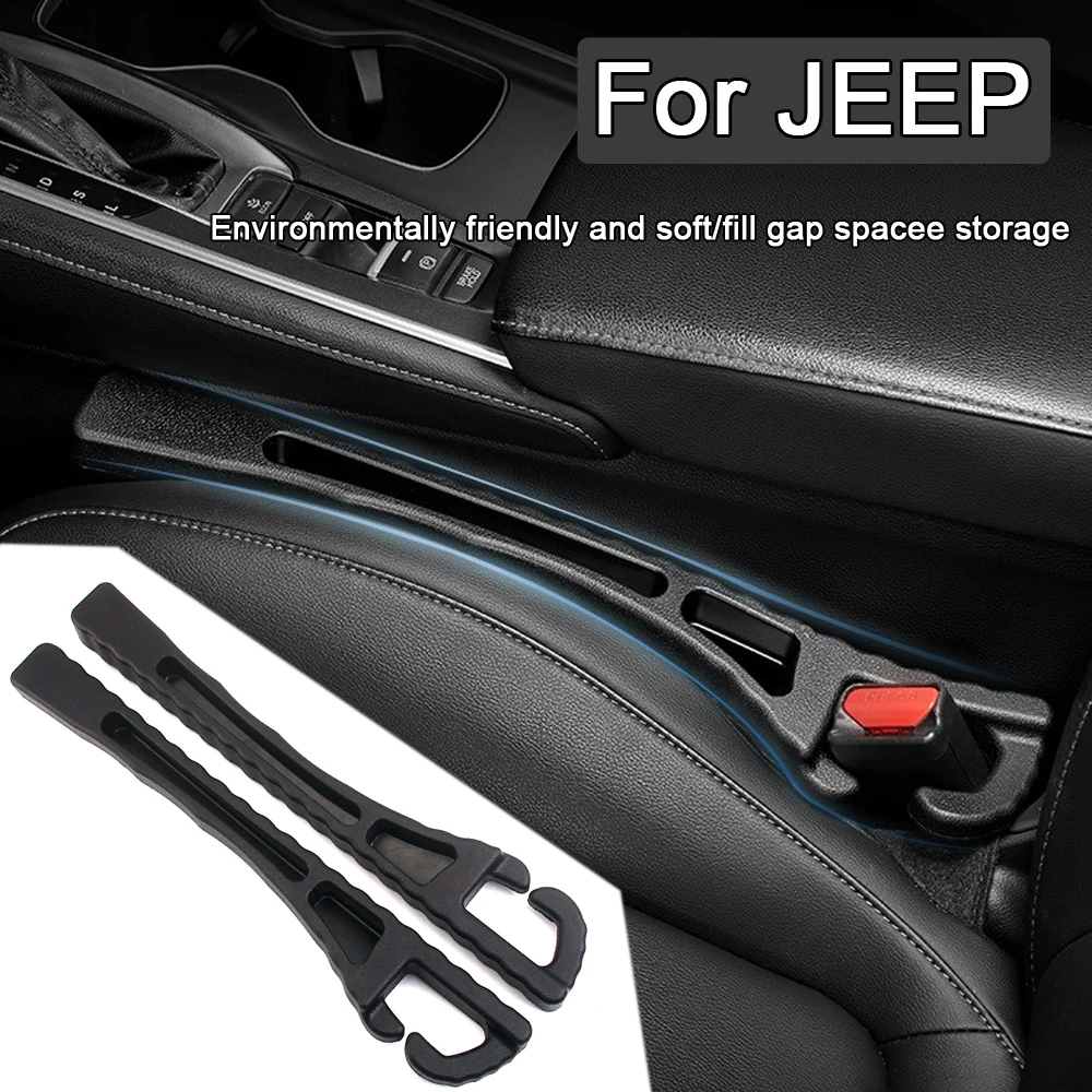 Car Seat Gap Plug Seat Side Gap Storage Filling Plug Sealing Trim Strip For Jeep Renegade Grand Cherokee XJ Wrangler Jl Patriot